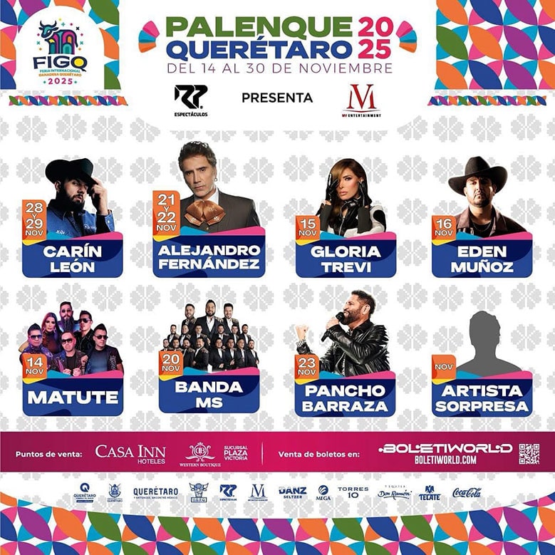 Programa Palenque Feria Querétaro